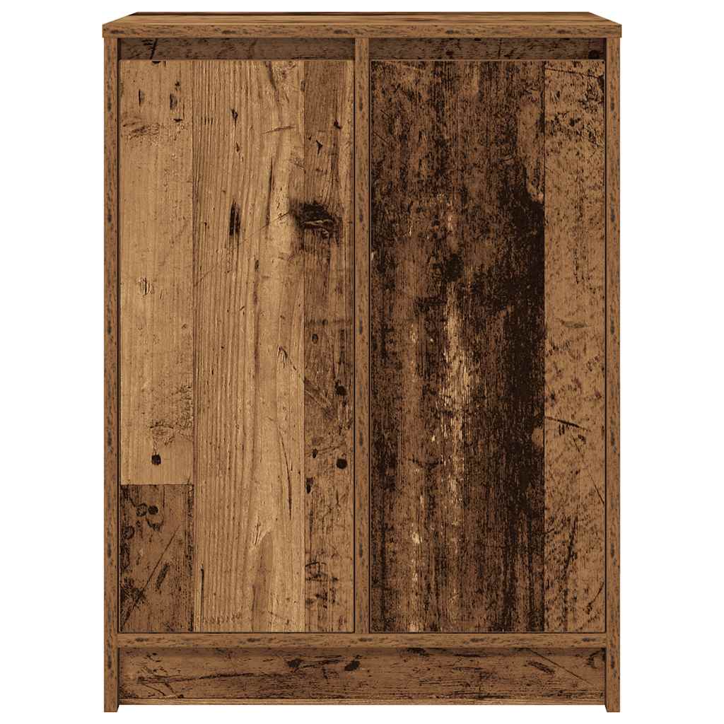 Scarpiera Legno Antico 57x34x76 cm in Legno Multistrato - homemem39