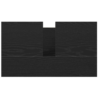 Mobile Lavabo da Bagno con Cassetti Rovere Nero 60x34,5x60 cm | homemem39