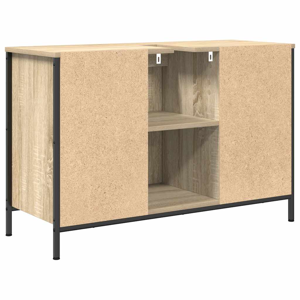 Mobile Lavabo con Cassetti Rovere Sonoma 90x34,5x60 cm