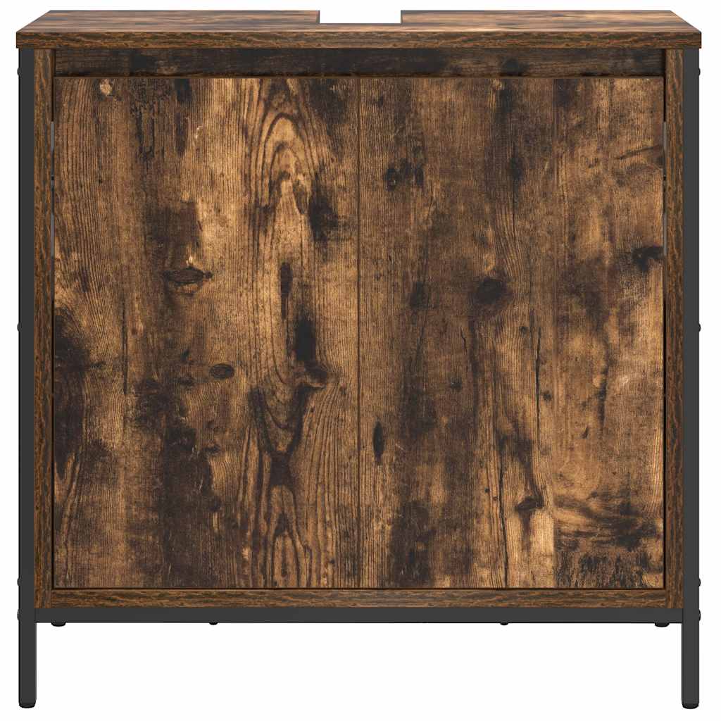 Mobile Lavabo da Bagno Rovere Fumo 60x34,5x60 cm | homemem39
