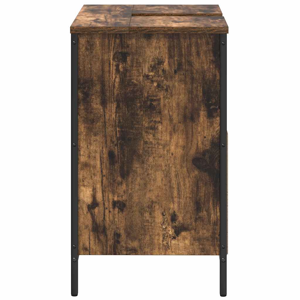 Mobile Lavabo da Bagno Rovere Fumo 60x34,5x60 cm | homemem39