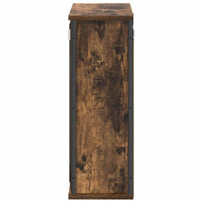 Pensile da Bagno con Specchio Rovere Fumo 50x21x60 cm | homemem39