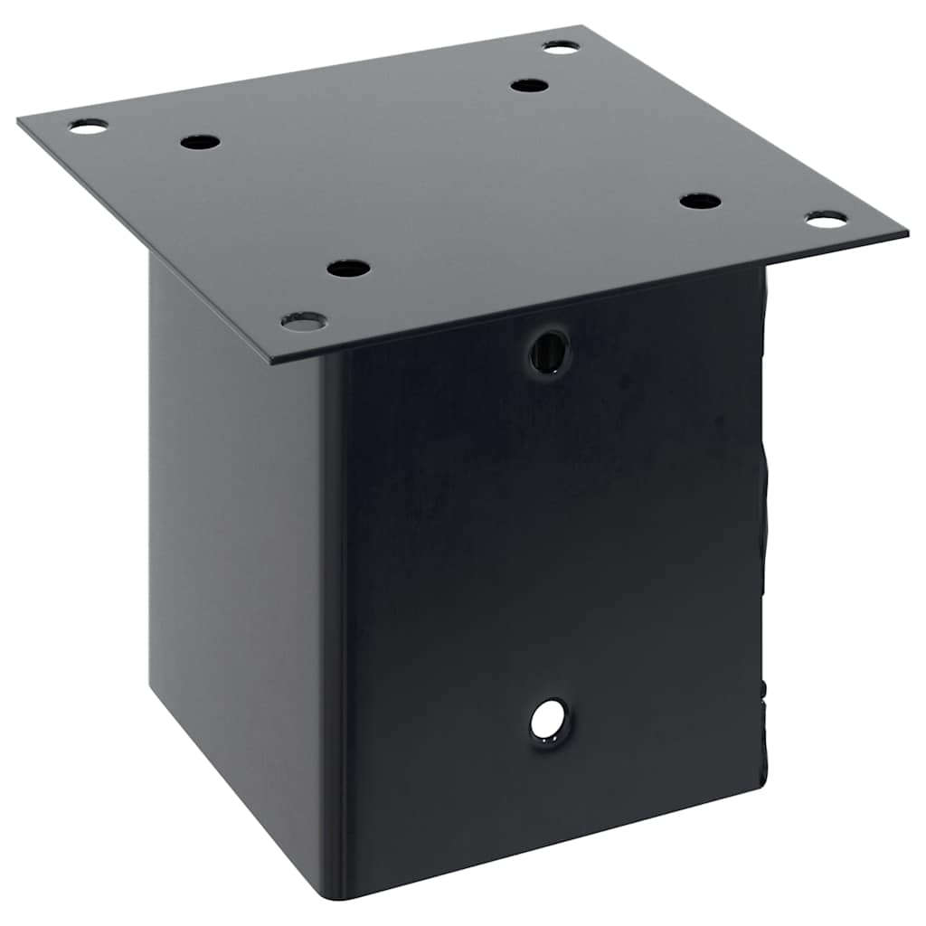 Basi per Pali Quadrati 4pz 101x101mm Acciaio Verniciato Polvere | homemem39
