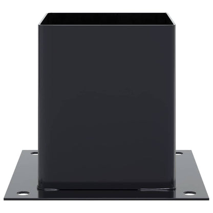Basi per Pali Quadrati 4pz 101x101mm Acciaio Verniciato Polvere | homemem39