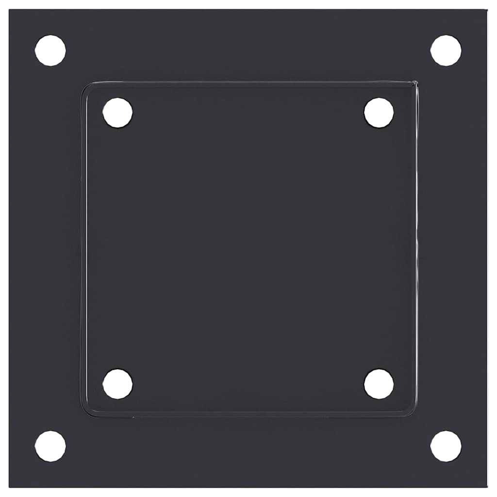 Basi Pali Quadrati 12 pz 101x101 mm Acciaio Verniciato Polvere | homemem39
