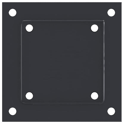 Basi Pali Quadrati 12 pz 101x101 mm Acciaio Verniciato Polvere | homemem39
