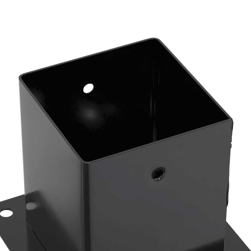 Basi Pali Quadrati 12 pz 101x101 mm Acciaio Verniciato Polvere | homemem39