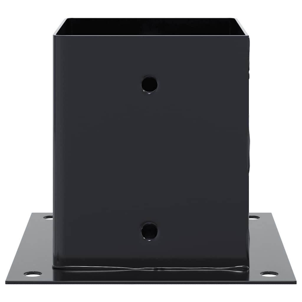 Basi Pali Quadrati 12 pz 121x121 mm Acciaio Verniciato Polvere | homemem39