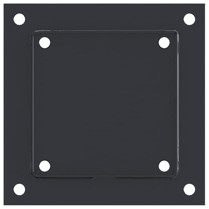 Basi per Pali Quadrati 4pz 141x141mm Acciaio Verniciato Polvere | homemem39