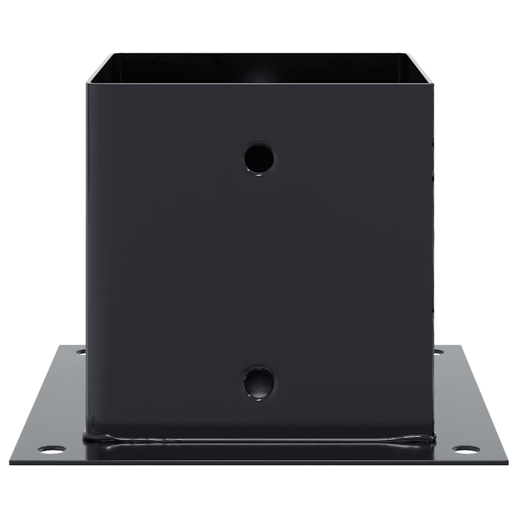 Basi Pali Quadrati 12 pz 141x141 mm Acciaio Verniciato Polvere | homemem39