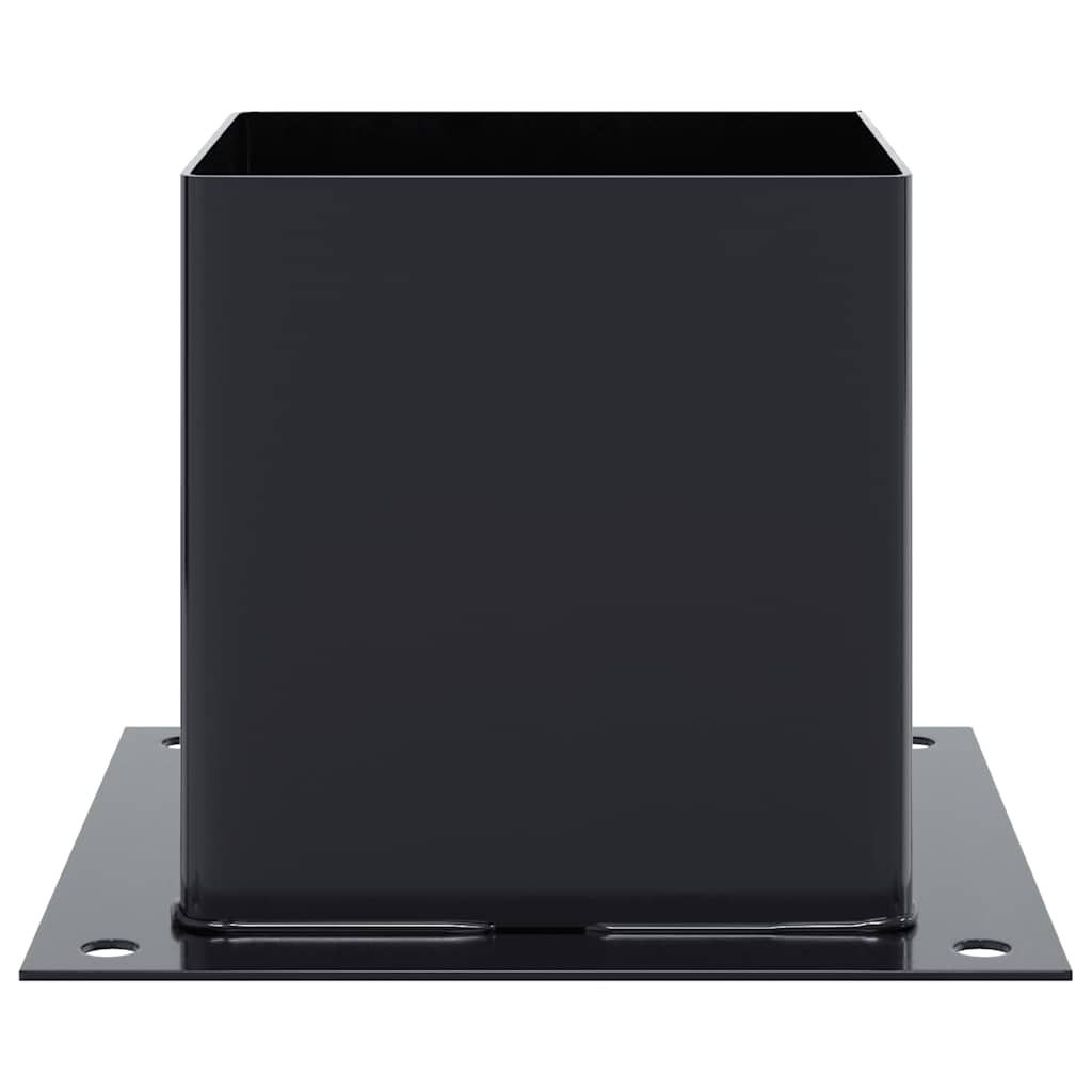Basi Pali Quadrati 12 pz 141x141 mm Acciaio Verniciato Polvere | homemem39