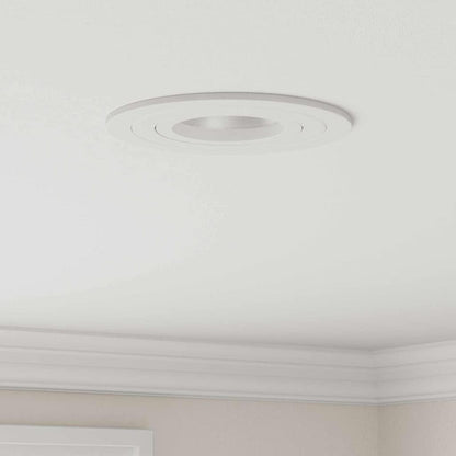 Spotlights con i riflettori 6 pcs Bianco 9 x 9 x cm Alluminio