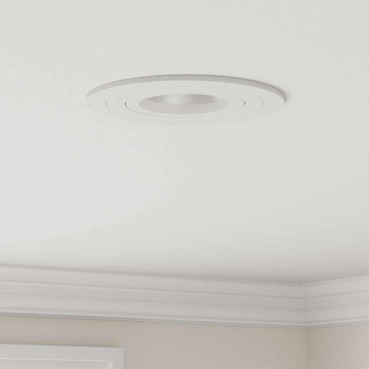 Spotlights con i riflettori 6 pcs Bianco 9 x 9 x cm Alluminio