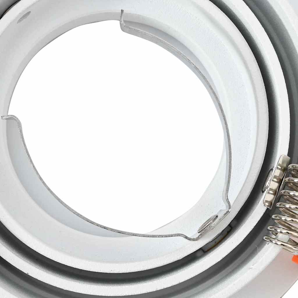 Spotlights con i riflettori 24 pcs Bianco 9 x 9 x cm Alluminio