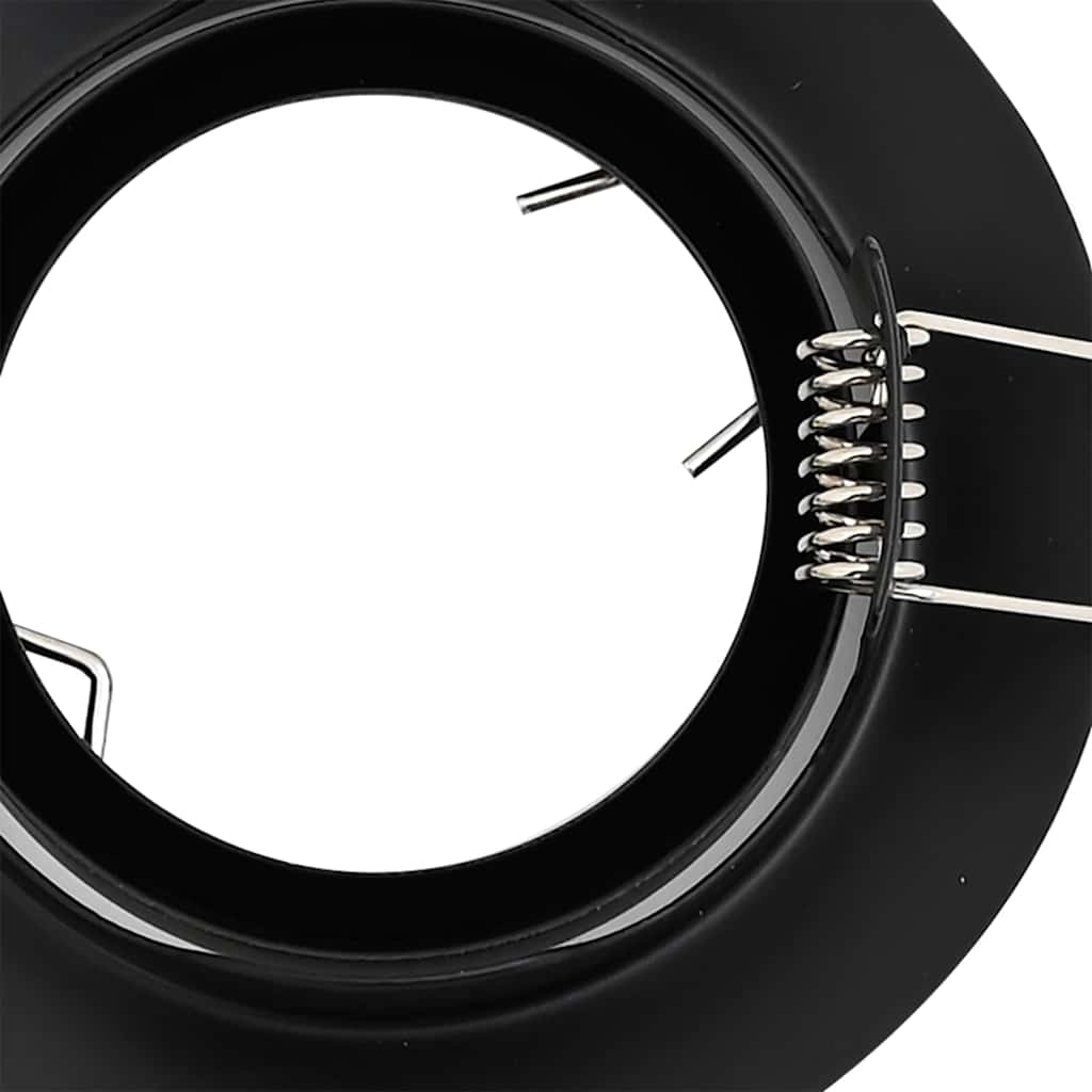 Spotlights con i riflettori 12 pcs Nero 9 x 9 cm Metallo