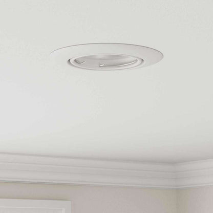 Spotlights con i riflettori 6 pcs Bianco 9 x 9 cm Metallo