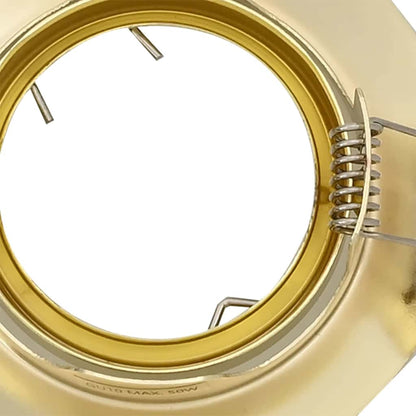 Spotlights con i riflettori 6 pcs Oro 9 x 9 cm Metallo