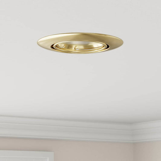 Spotlights con i riflettori 6 pcs Oro 9 x 9 cm Metallo