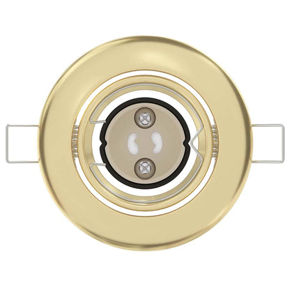 Spotlights con i riflettori 6 pcs Oro 9 x 9 cm Metallo