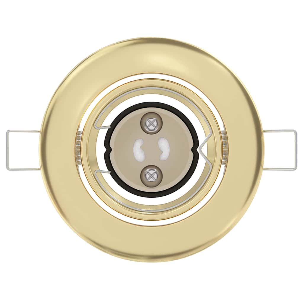 Spotlights con i riflettori 12 pcs Oro 9 x 9 cm Metallo