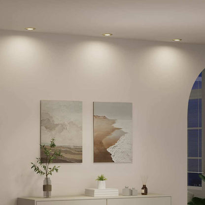 Spotlights con i riflettori 24 pcs Oro 9 x 9 cm Metallo