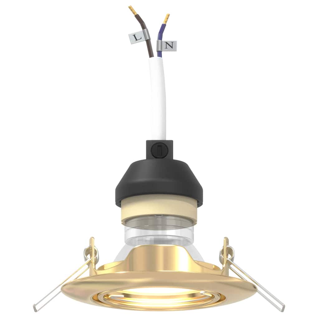 Spotlights con i riflettori 24 pcs Oro 9 x 9 cm Metallo