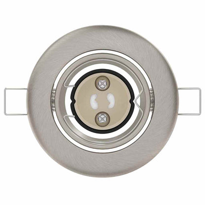 Spotlights con i riflettori 6 pcs Argento 9 x 9 cm Metallo