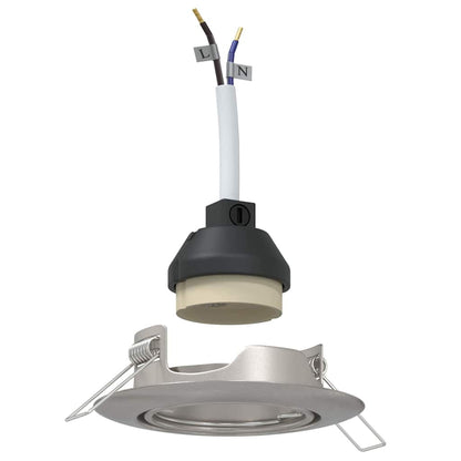 Spotlights con i riflettori 24 pcs Argento 9 x 9 cm Metallo