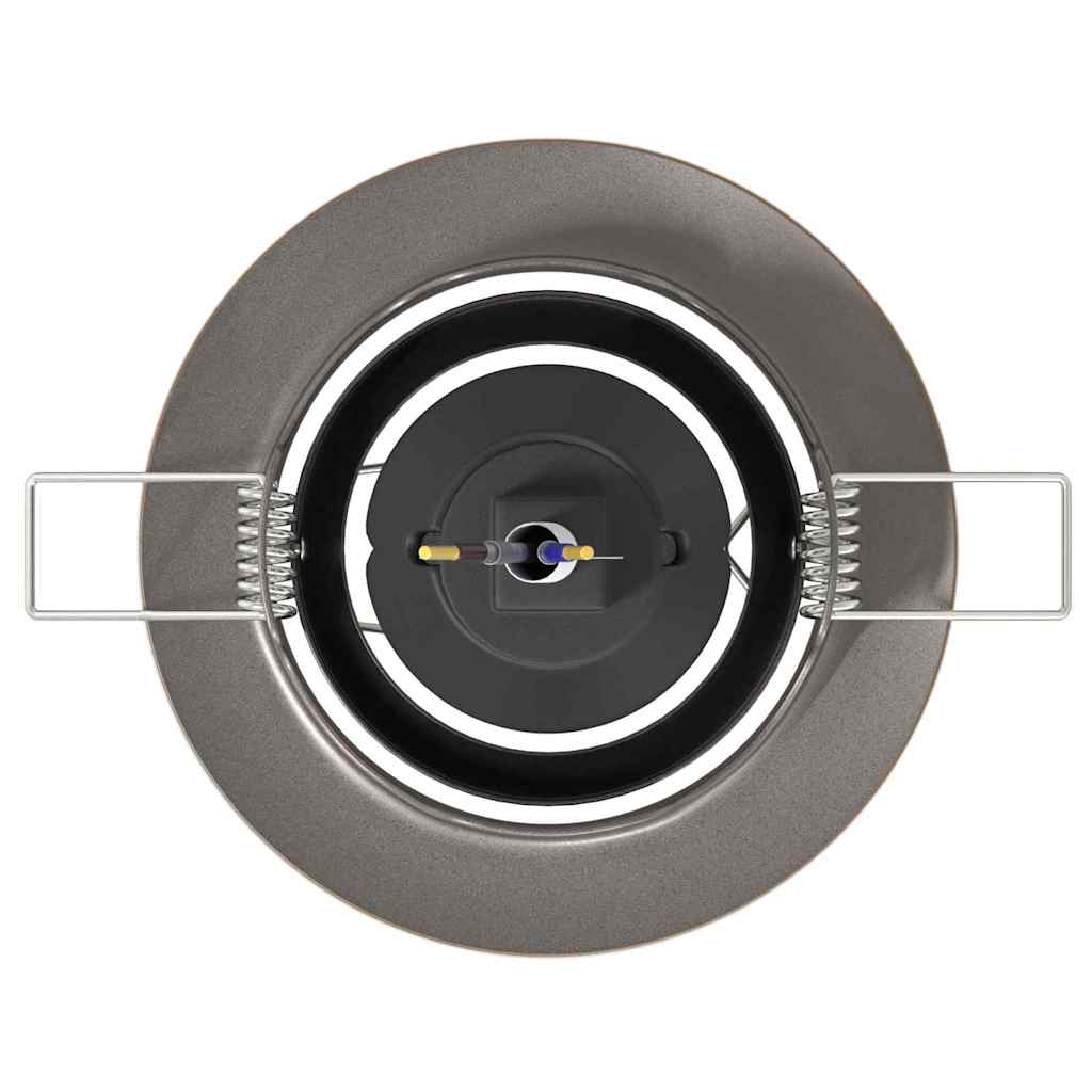 Spotlights con i riflettori 6 pcs Ottone 9 x 9 cm Metallo