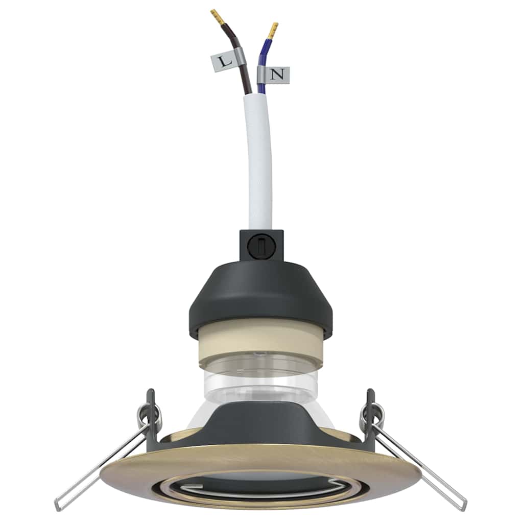 Spotlights con i riflettori 24 pcs Ottone 9 x 9 cm Metallo