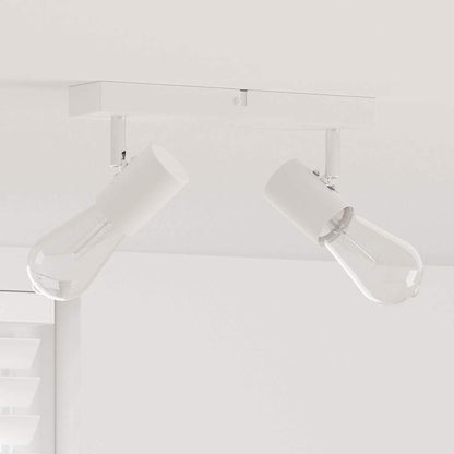 Faretto da soffitto Bianco 26 x 6,5 x 11,5 cm Metallo | homemem39