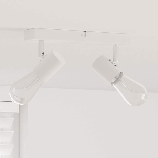 Faretto da soffitto Bianco 26 x 6,5 x 11,5 cm Metallo | homemem39