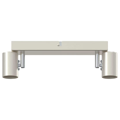 Faretto da soffitto Nichel 26 x 6,5 x 11,5 cm Metallo | homemem39