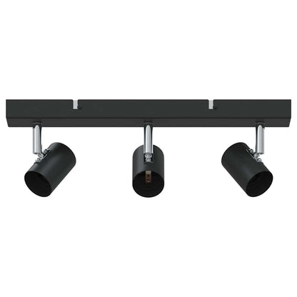 Faretto da soffitto Nero 38 x 6,5 x 11,5 cm Metallo | homemem39