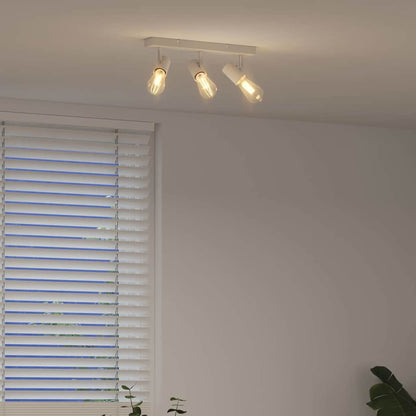 Faretto da soffitto Bianco 38 x 6,5 x 11,5 cm Metallo | homemem39