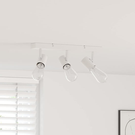 Faretto da soffitto Bianco 38 x 6,5 x 11,5 cm Metallo | homemem39