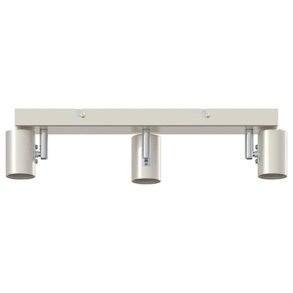 Faretto da soffitto Nichel 38 x 6,5 x 11,5 cm Metallo | homemem39