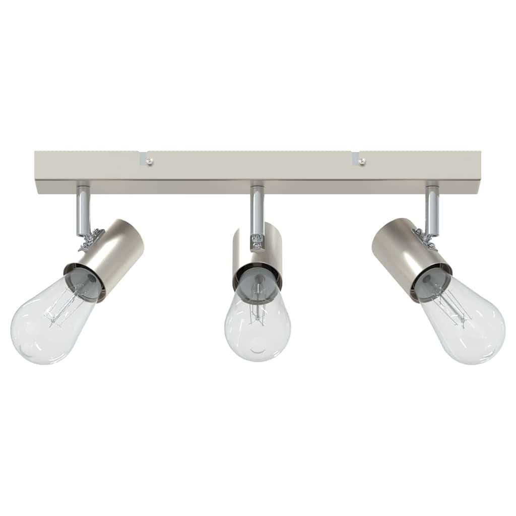 Faretto da soffitto Nichel 38 x 6,5 x 11,5 cm Metallo | homemem39