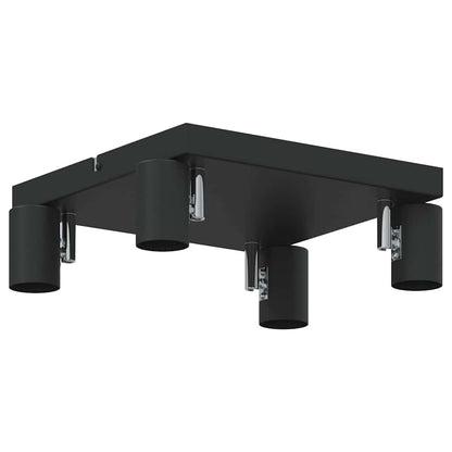 Faretto da soffitto Nero 26,5 x 26 x 11,5 cm Metallo | homemem39