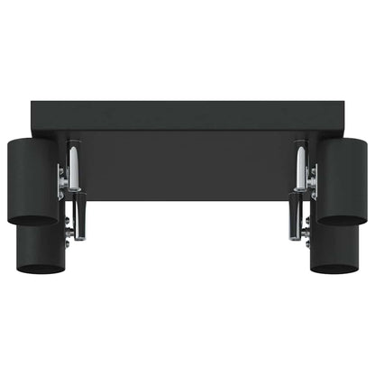 Faretto da soffitto Nero 26,5 x 26 x 11,5 cm Metallo | homemem39