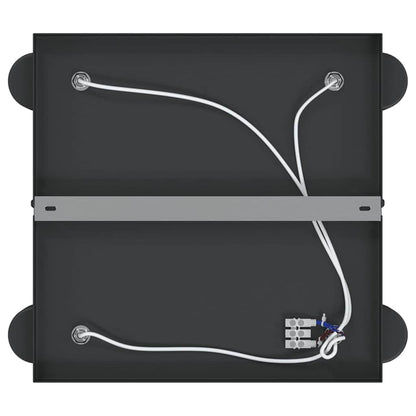 Faretto da soffitto Nero 26,5 x 26 x 11,5 cm Metallo | homemem39
