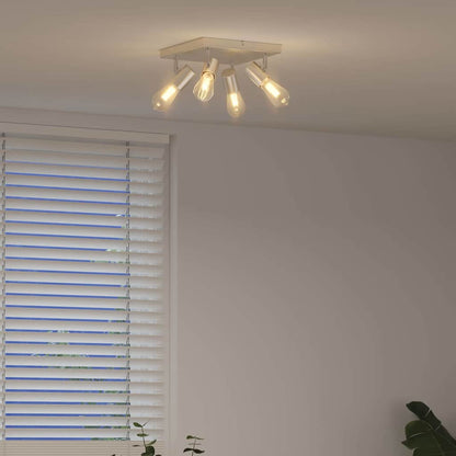 Faretto da soffitto Nichel 26,5 x 26 x 11,5 cm Metallo