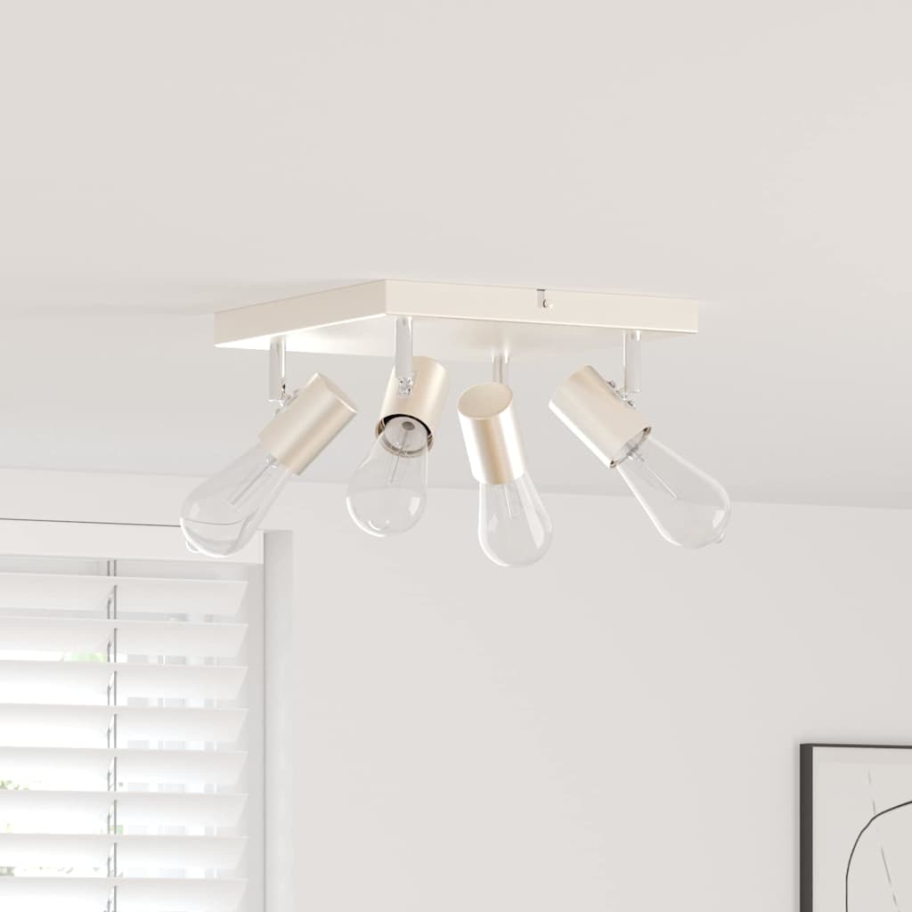 Faretto da soffitto Nichel 26,5 x 26 x 11,5 cm Metallo