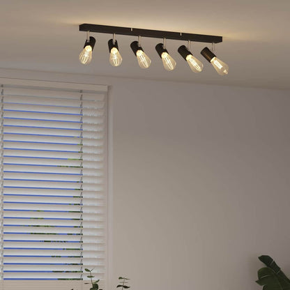 Faretto da soffitto Nero 73 x 6.5 x 11.5 cm Acciaio