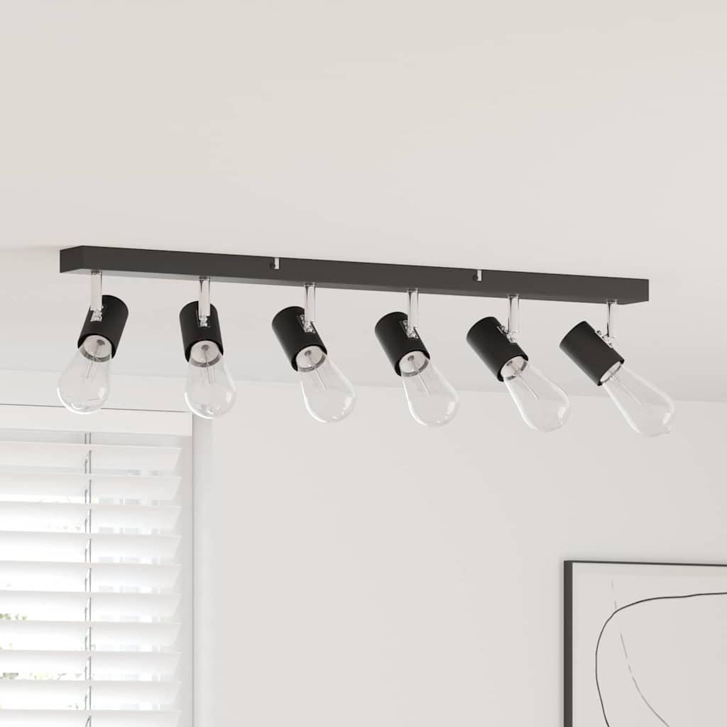 Faretto da soffitto Nero 73 x 6.5 x 11.5 cm Acciaio
