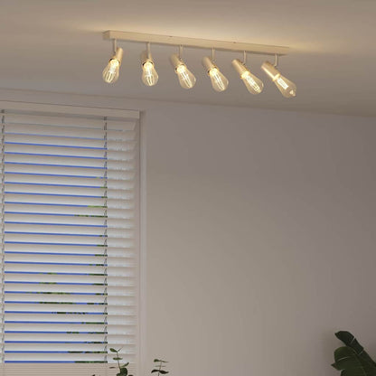 Faretto da soffitto Nichel 73 x 6,5 x 11,5 cm Metallo | homemem39
