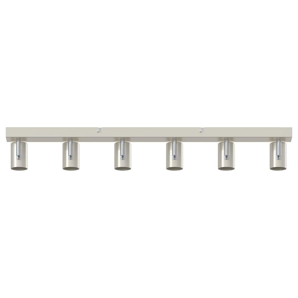 Faretto da soffitto Nichel 73 x 6,5 x 11,5 cm Metallo | homemem39