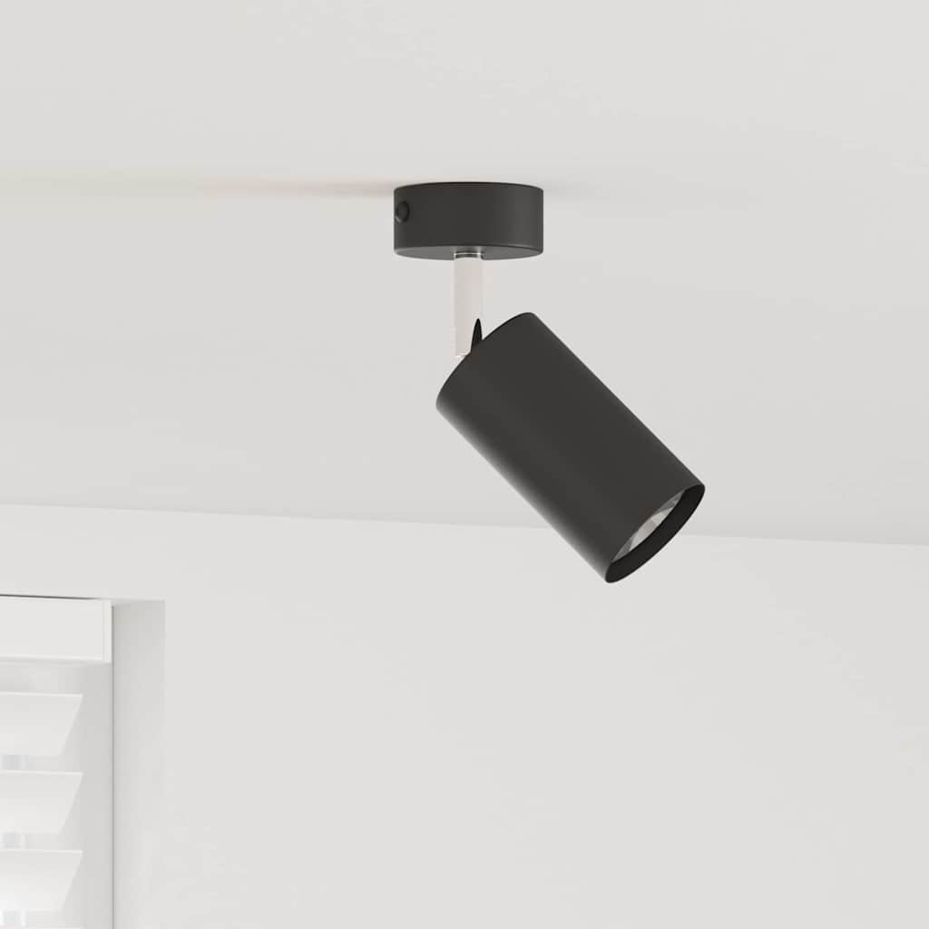 Faretto da soffitto Nero 6 x 6 x 16.5 cm Acciaio