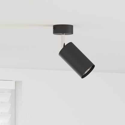 Faretto da soffitto Nero 6 x 6 x 16.5 cm Acciaio