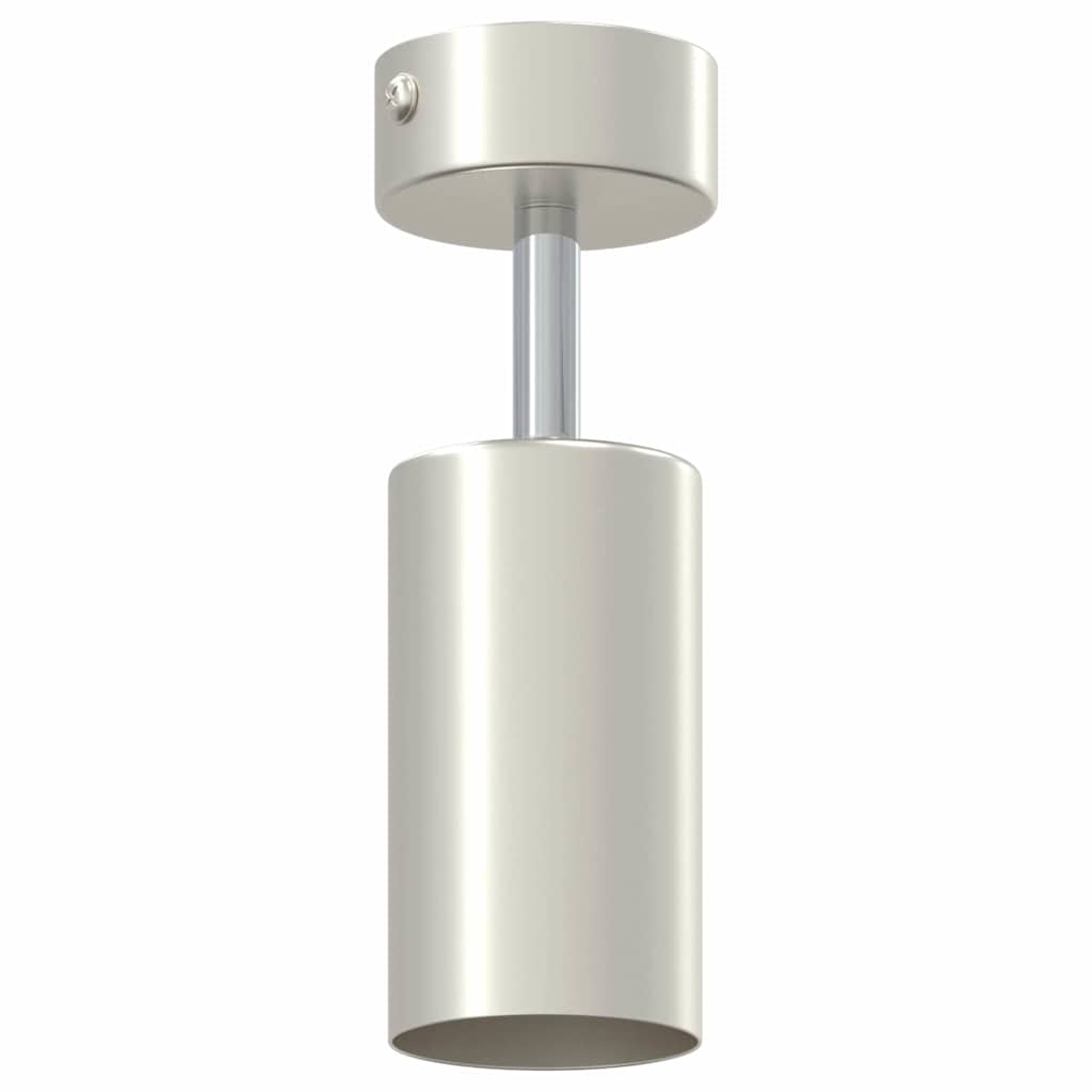 Faretto da soffitto Nickel spazzolato 6 x 6 x 16.5 cm Acciaio